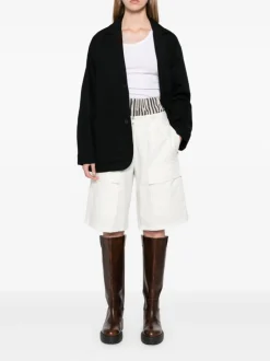 Carhartt Giubbotto-Giacca Nero Donna a Due Bottoni