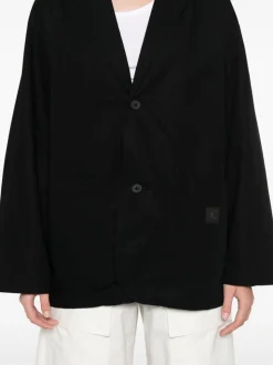 Carhartt Giubbotto-Giacca Nero Donna a Due Bottoni