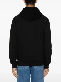 Carhartt Jacket Nero Uomo in Felpa