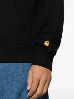 Carhartt Jacket Nero Uomo in Felpa