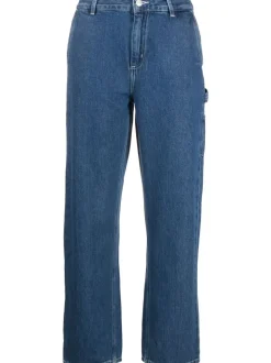 Carhartt Jeans Blu Donna Stile Workwear