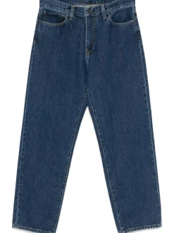 Carhartt Jeans Blu Uomo Aaron Lavaggio Scuro