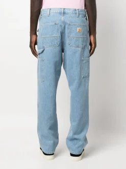 Carhartt Jeans Blu Uomo Smith Lavaggio Chiaro