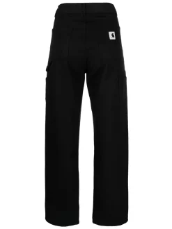 Carhartt Jeans Nero Donna Gamba Dritta