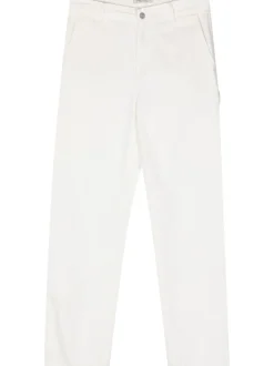 Carhartt Pantalone Bianco Donna Tasche a Filo