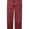 Carhartt Pantalone Bordeaux Uomo Single Knee