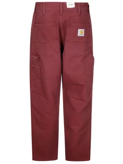 Carhartt Pantalone Bordeaux Uomo Single Knee