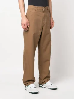 Carhartt Pantalone Marrone Uomo Single Knee