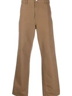 Carhartt Pantalone Marrone Uomo Single Knee