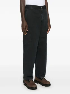 Carhartt Pantalone Nero Uomo Hubbard