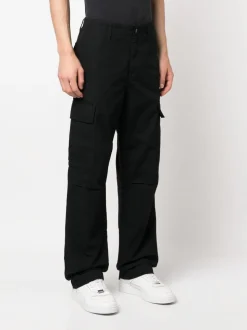 Carhartt Pantalone Nero Uomo Ripstop Cargo