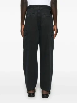 Carhartt Pantalone Nero Uomo Hubbard