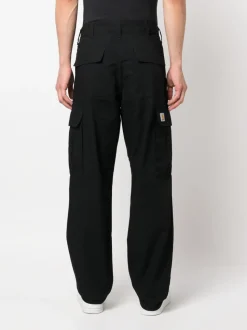 Carhartt Pantalone Nero Uomo Ripstop Cargo