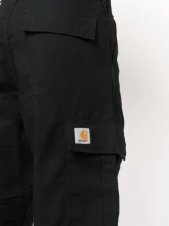 Carhartt Pantalone Nero Uomo Ripstop Cargo