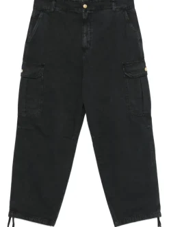 Carhartt Pantalone Nero Uomo Hubbard
