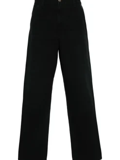 Carhartt Pantalone Nero Uomo Single Knee