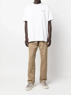 Carhartt T-shirt Bianco Uomo Micro Logo