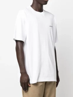 Carhartt T-shirt Bianco Uomo Micro Logo