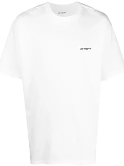 Carhartt T-shirt Bianco Uomo Micro Logo