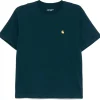 Carhartt T-shirt Blu Donna Chase