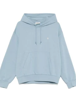 Carhartt Wip Felpa Blu Donna Casey Cappuccio