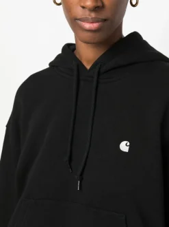 Carhartt Wip Felpa Nero Donna Casey Cappuccio