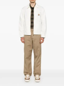 Carhartt Wip Pantalone Bianco Uomo