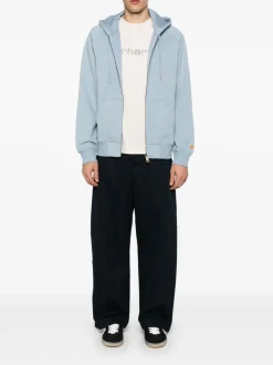 Carhartt Wip T-shirt Bianco Uomo Logo Strass