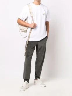 Carhartt Wip T-shirt Bianco Uomo Ricamo Logo