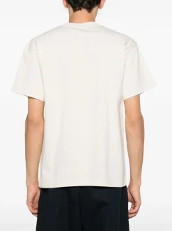 Carhartt Wip T-shirt Bianco Uomo Logo Strass