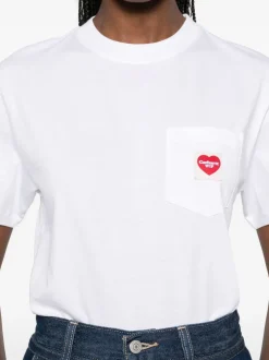 Carhartt Wip T-shirt Bianco Donna