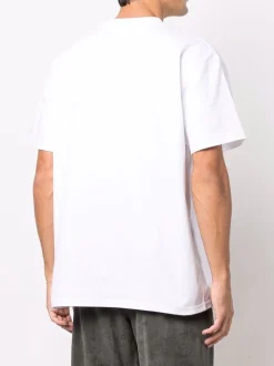 Carhartt Wip T-shirt Bianco Uomo Ricamo Logo
