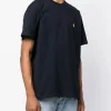 Carhartt Wip T-shirt Blu Uomo Ricamo Lettera C