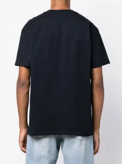 Carhartt Wip T-shirt Blu Uomo Ricamo Lettera C