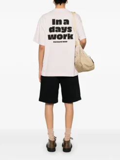 Carhartt Wip T-shirt Rosa Donna