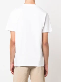 Carhartt Wip Uomo T-shirt Bianco Tasca Patch Logo