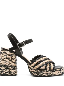 Castaner Scarpa Beige/Nero Donna Sandalo Vicen