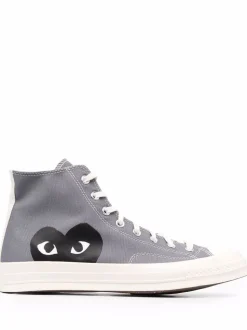 Comme Des Garcons Play Scarpe Grigio Uomo Chuck 70