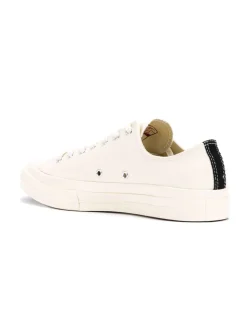 Comme Des Garcons Play Scarpa Bianco Unisex Chuck 70 Cuore Rosso Bassa