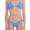 Cotazur Bikini Azzurro Donna Laccetti