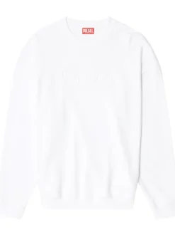 Diesel Felpa Bianco Uomo