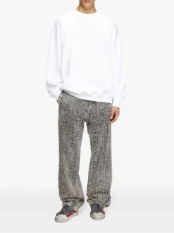 Diesel Felpa Bianco Uomo