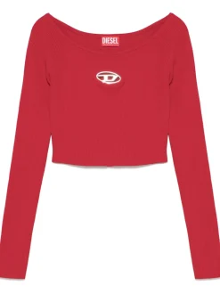 Diesel Maglia Rosso Donna