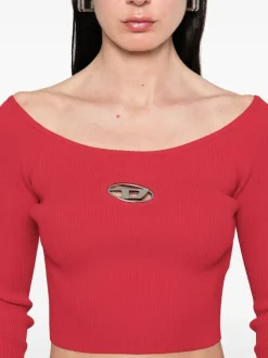 Diesel Maglia Rosso Donna