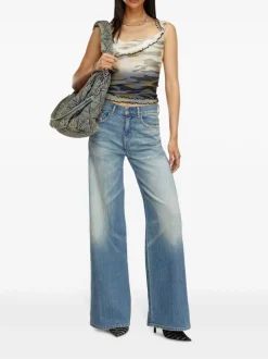 Diesel Pantaloni Multicolore Donna