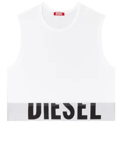 Diesel Top Bianco Donna