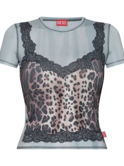 Diesel T-shirt Multicolore Donna