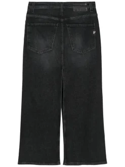 Dondup Gonna Nero Donna Bottoni a Vista