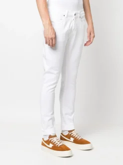 Dondup Jeans Bianco Uomo George