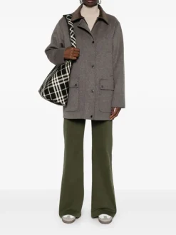 Dondup Jeans Verde Donna Svasato